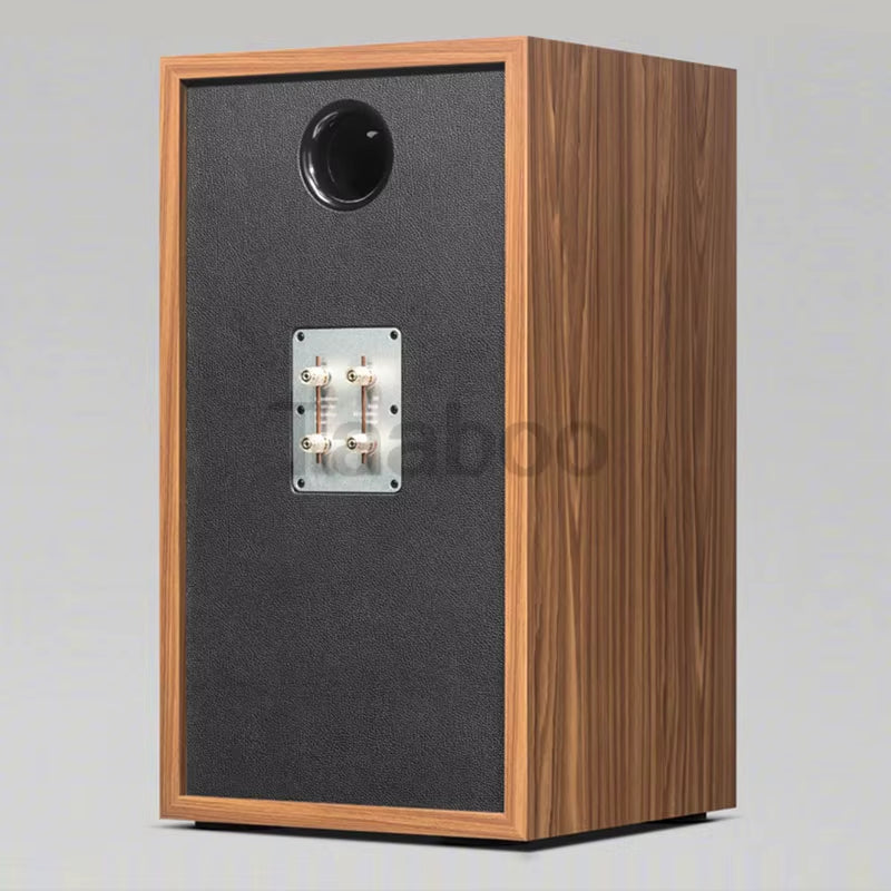 8-Inch Three-Way Labyrinth Bookshelf Speaker Enclosure for DIY High-Fidelity Audio - Artisan Wooden Passive Speaker Box